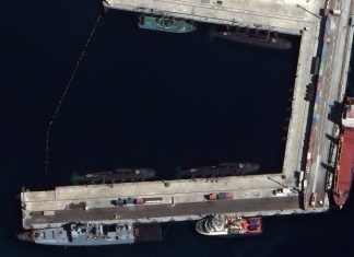 Imaginile din satelit indica faptul ca Rusia a mutat nave marine in alte porturi dupa atacurile de la Sevastopol